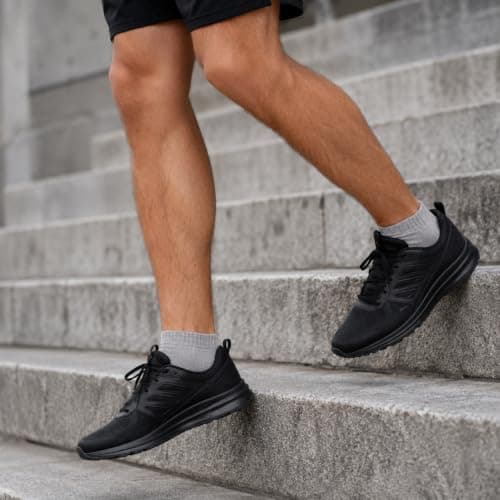 Men's Trainer Socks 12 Pack Cushioned Breathable Athletic Running Socks — view 2