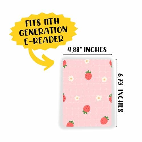 E-Reader Cardstock Paper Inserts for Clear Case | 12 pk 4.88 x 6.73” inches Paper White 11th Generation 6.8" Screen Compatible Put Behind Case Colorful Floral Designs Change Out (Design Mix 12) — view 2