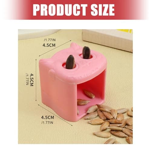 ECMQS Portable Owl Shape Nut Sheller for Travel Use, Cream white — view 3