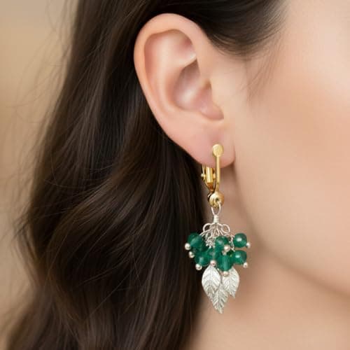 Shimmeroo 8PCS Clip On Earring Converter for Women - Gold — view 5