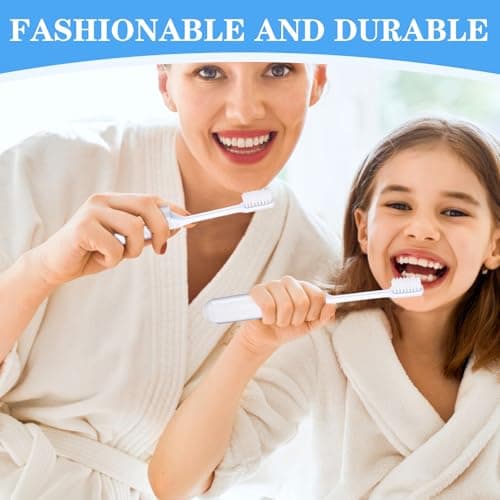 Bettinay 8 PCS Travel Toothbrush and Toothpaste Set, Portable Folding Soft Toothbrushes and Mini Toothpaste Kit — view 4