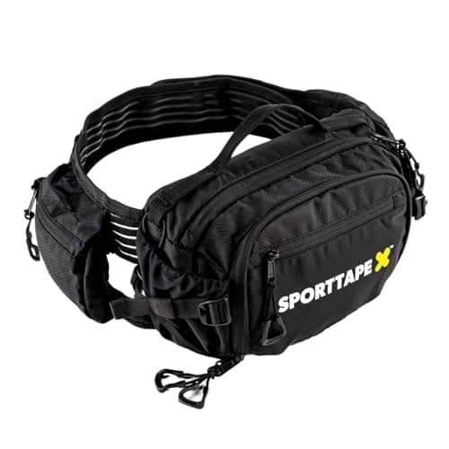 SPORTTAPE Bum Bag - 3L Waterproof Run On Hip Pack for Sports, First Aid
