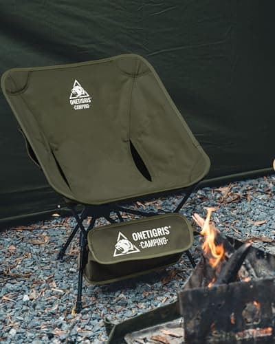 OneTigris Tigerblade Camping Chair, Lightweight Folding Backpacking Hiking, Compact Portable 330 lbs Capacity — view 2