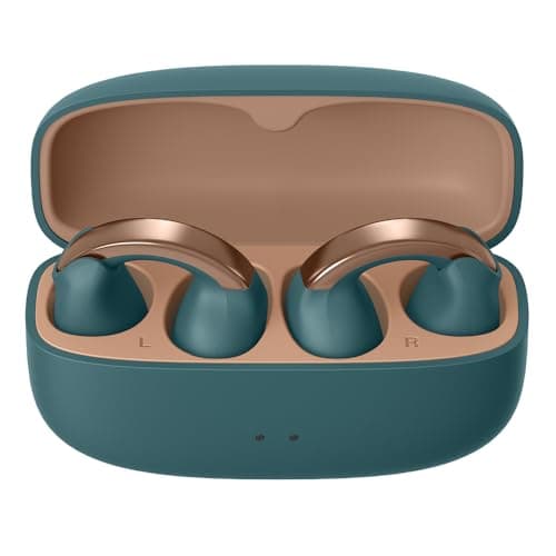 JVC NEARPHONES HA-NP1T-A True Wireless Earphones in Jewellery Design, Comfortable Fit, Quick Charge Function, Multipoint Connection, Bluetooth 5.3, 24 Hours Battery Life, App - (Turquoise Blue) — view 2