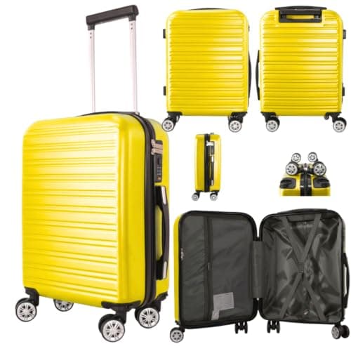 Underseat Travel Case, Yellow, 45x36x20cm