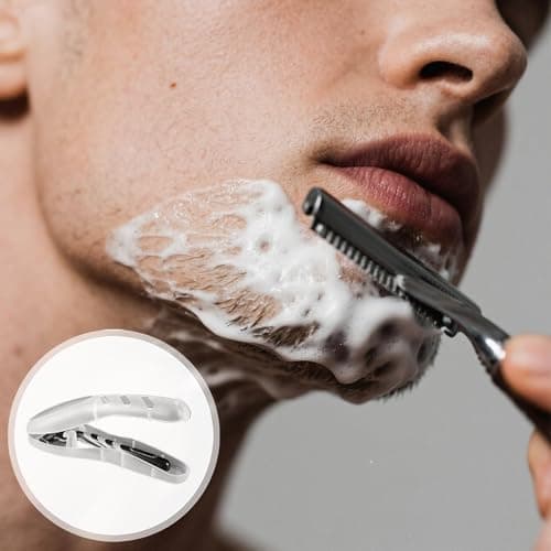 UEKPDM 2-Pack Transparent Travel Razor Case, Hard Plastic Waterproof Safety Cover for Men/Women, Portable Shaver Holder for Camping, Trips & Gym — view 5