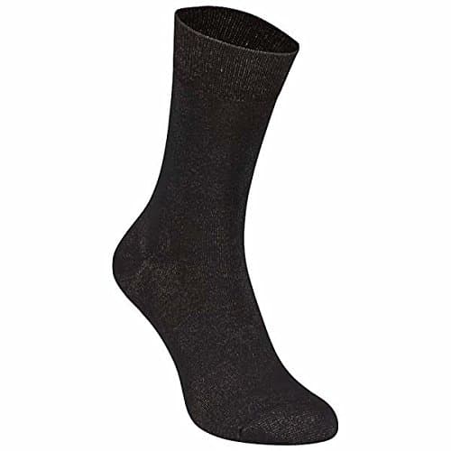 Best4Feet Raynaud’s Disease 9% Silver Socks For Chilblains and raynaud's sufferers, antibacterial anti sweat socks - 1 pair of black socks men & women (Med 38-40) — view 3