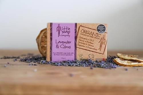 Little Soap Company Organic Lavender & Citrus Body and Hand Soap Bar, 110g — view 3