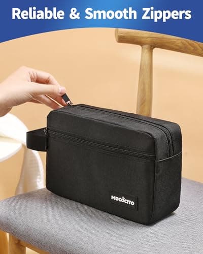Toiletry Bag Men Travel Toiletry Bag Hanging Toiletries Bag Small Wash Bag Toiletries Cosmetic Organizer Bag Gym Shaving Shower Bathroom Bag — view 5