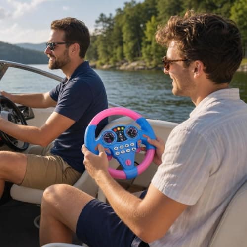 1 Count Toy Steering Wheel, Kids Steering Wheel For Car Seat — view 5