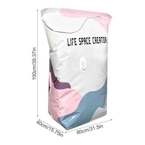 Vacuum Bags for Travel 2 Pieces No-Pump Compression Storage — view 6