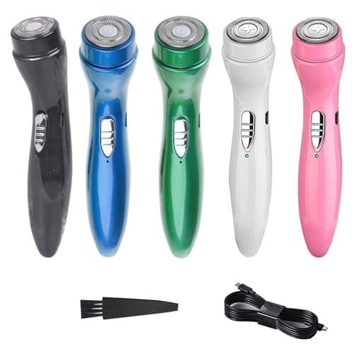 Efficient Electric Shaver with Strong Motor for Home Use, Blue — view 6