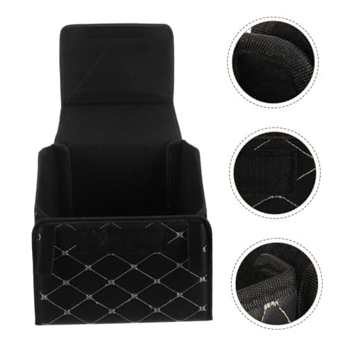 Anneome Car Trunk Storage Box Leather Folding Black Organiser — view 4