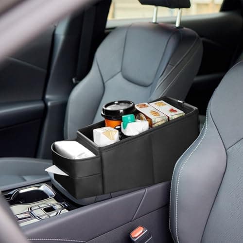 Car Storage Organizer Between Seats | Car Caddy Front Seat Organizer - Auto Interior Organization for Truck Trunk Van Vehicle Travel Road Trips — view 2
