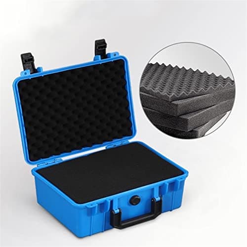 XRPOUXMTE Tool Box, Safety Instrument Kit Plastic Storage Kit Equipment Kit Outdoor Travel Case with Foam Inside — view 2