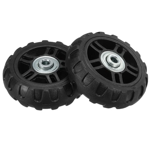 PATIKIL Replacement Luggage Suitcase Wheels Repair Kit, 70mmx22mm Wear-Resistant & Mute 360 Swivel Caster Wheels — view 4