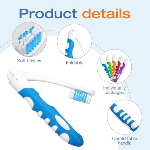 15 PCS Travel Toothbrush Set Portable Toothbrush Folding Toothbrush — view 3