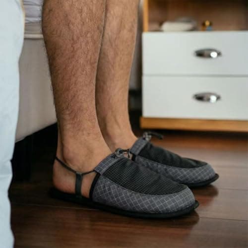 Ultralight Camp Shoes for Men and Women, Foldable Camping Slippers with TPU — view 4