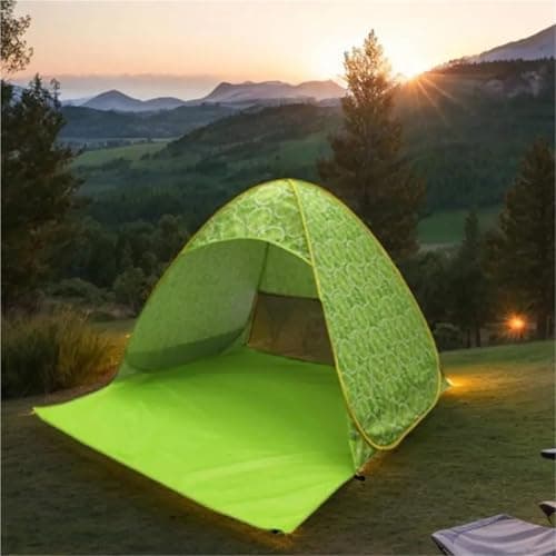 Camping Tent Portable Automatic Camping Tent 2-3 Persons Beach Tent Outdoor Quick Setup Tent With Carring Bag Camping Equipment(Mutlicolor) — view 4