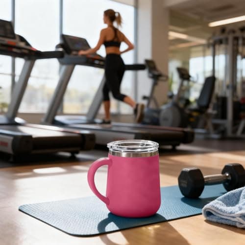 Travel Coffee Cup 450ml Leakproof Reusable Tumbler — view 2