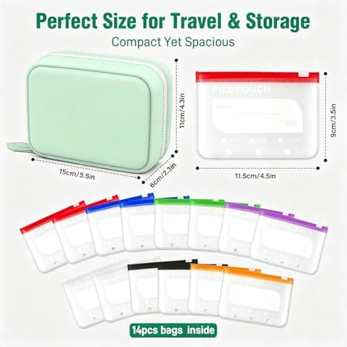 Pill Bag Waterproof Silicone Tablet Organiser — view 5