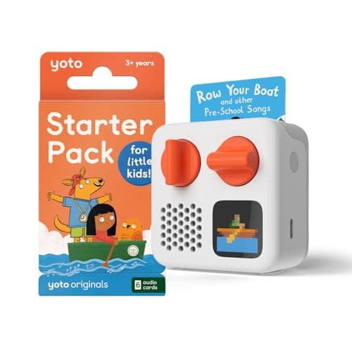 Yoto Mini (2024 Ed.) Kids Audio Player + Little Kids Pack, Ages 3+