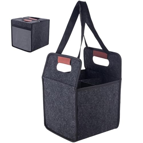 Drink Carrier with Handle Coffee Beverage Transporting Organizer Foldable — view 6