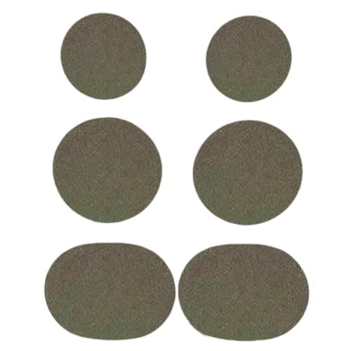 Shoe Patch Vamp Repair Sticker, Sticky Shoes Insoles Heel Protector, Heel Hole Repair Patches, 6 Pieces, Breathable, Toeburst Prevention Design, Multi-Purpose for Clothes Andgear