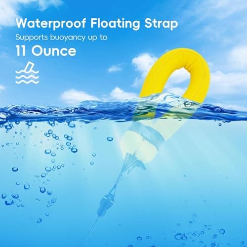 JJC Waterproof Camera Floating Wrist Strap for Underwater Cameras - Yellow — view 6