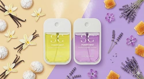 Hand Sanitizer Travel Size 2 Pack (Lavender & Vanilla), Mini Pocket Bottles for Hand Care, Quick Absorbing Scented Hand Sanitizer, Soothing Fragrance, Ideal for Travel, Office, Home & Daily Use — view 2