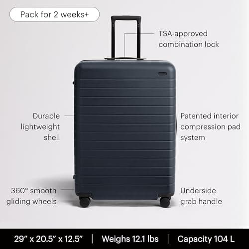 Away Large Checked Luggage, 29-inch Lightweight Hardside Spinner Suitcase — view 2