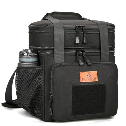 Lunch Bag for men Large Insulated Double Layer Cooler Bag for Work