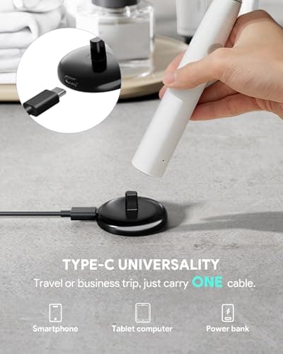 Type-C Electric Toothbrush Charger for Braun/Oral-B, Black — view 2