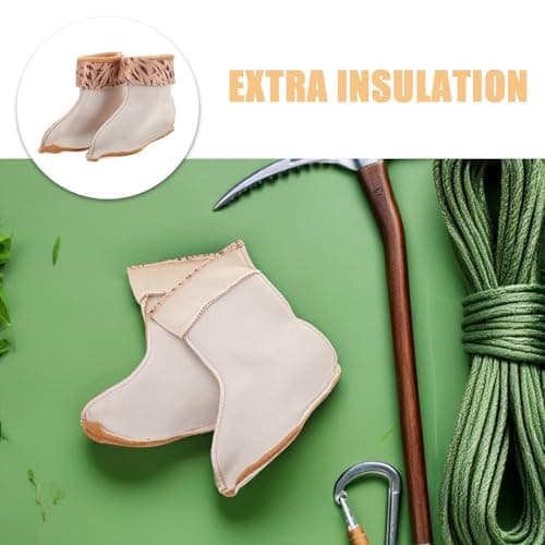 DOITOOL Women’s Fleece Boot Liner Socks, M Size 38, Cotton for Hiking — view 3