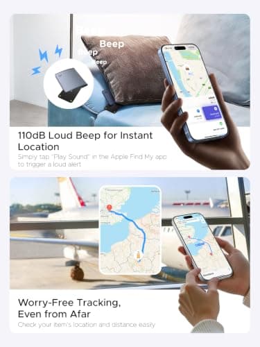 UGREEN FineTrack Slim2 Wallet Tracker for Apple Find My & Google Find Hub — view 6