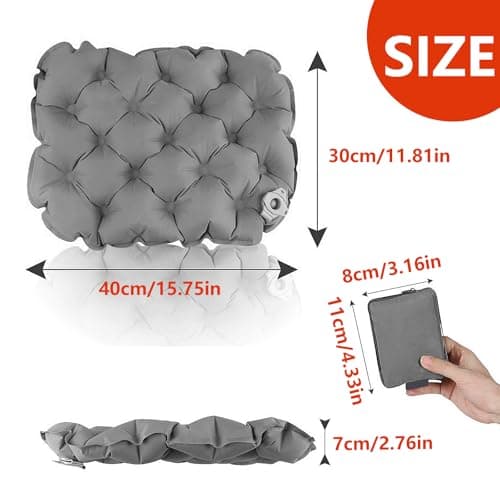 Inflatable Seat Cushion, Portable Inflatable Cushion for Long Sitting — view 2
