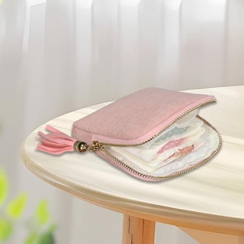 Lexsyn Small Velvet Jewelry Travel Case | Jewelry Organizer with Zipper | Storage Pouch for Necklaces - Ideal for Business Travel, Weekend Getaway, Cruise — view 3