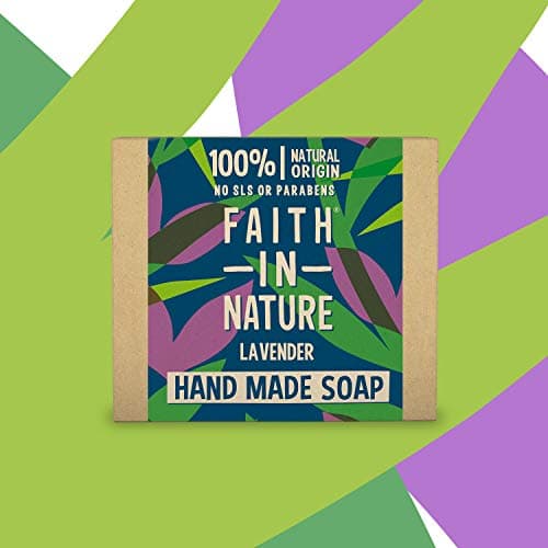 Faith In Nature Natural Lavender Hand Soap Bar, Relaxing, Vegan & Cruelty Free, No SLS or Parabens, 100g (Pack of 2) — view 3