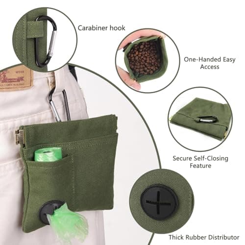 ChioSun Small Dog Treat Pouch,2pc Hands-Free Treats Pouch for Dog Training — view 3
