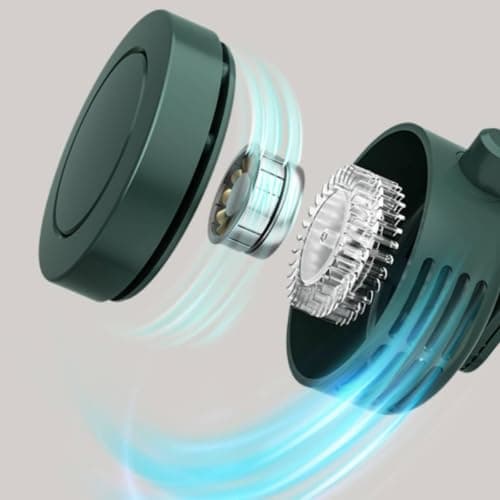 KiBcsLic 6-pack of Hip Coolers with Shirt Clips, Without Rotor, Lightweight, Portable, Ideal for, Multi, 2 Pcs — view 4