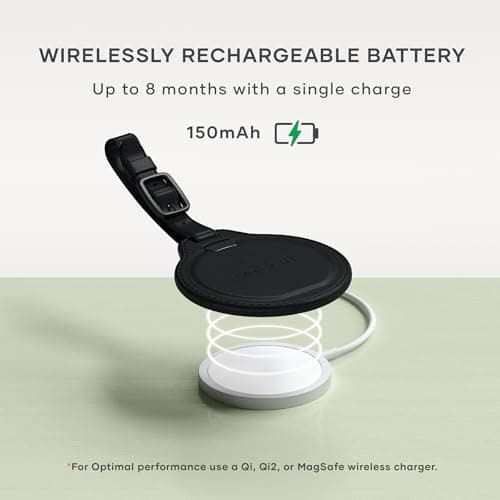 SATECHI FindAll™ Luggage Tag, Find My Compatible for iPhone & iPad, Black — view 5