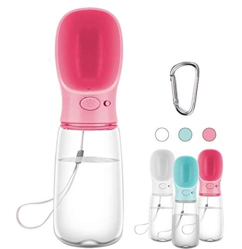 COTOP Dog Water Bottle Portable Dog Drinking Bottles for Walking Travel,Leak-Proof Puppy Water Dispenser & Feeder for Hiking, Camping, Outdoor Doggy Drinking Gift-550ml