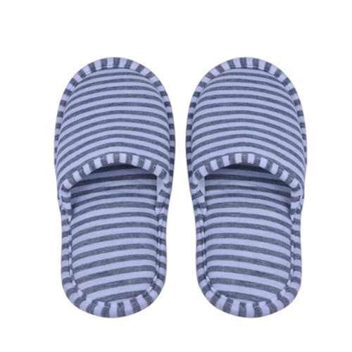 Foldable Indoor Slippers for Women, Soft Cotton Travel Slippers Anti-slip
