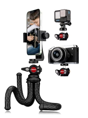 Gorilla Pod Tripod for Smartphone, Flexible Phone Tripod Octopus