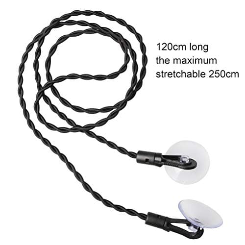 Nuosen Travel Clothes Line, Extendable 2.5 M With Hooks & Suction Cups — view 3