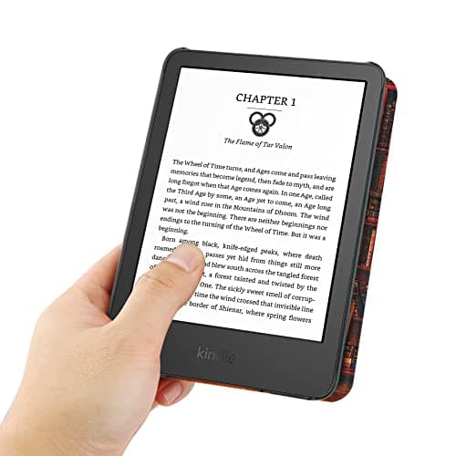 VOVIPO Slimshell Protective Case for All-new Kindle 6 Inch(Fits 2024 and 2022 Releases only,Thin and Lightweight, Foldable Protective Cover-Marble Blue — view 2