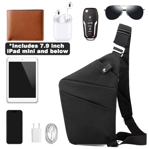 BIRDDIE Anti Theft Travel Bag, One Shoulder Large Capacity Cross-body Bag — view 4