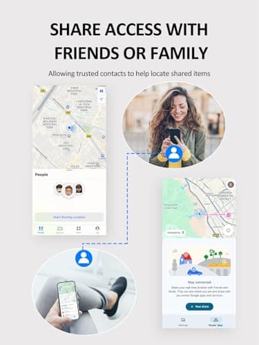 Lmrbelec Wallet Tracker Card for Apple & Android - 2 Pack — view 6