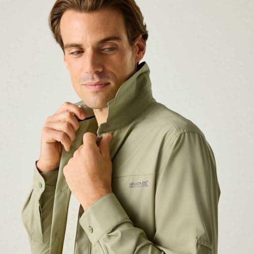 Regatta Mens Anti-Insect Travel Light Long Sleeve Shirt, Abbeystone, XL — view 3