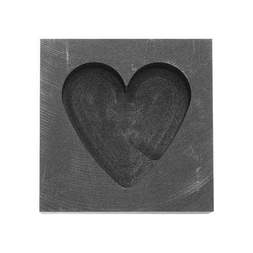 Heart Shape Graphite Casting Mold for Brass and Copper Melting